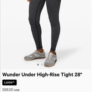 Lululemon black legging